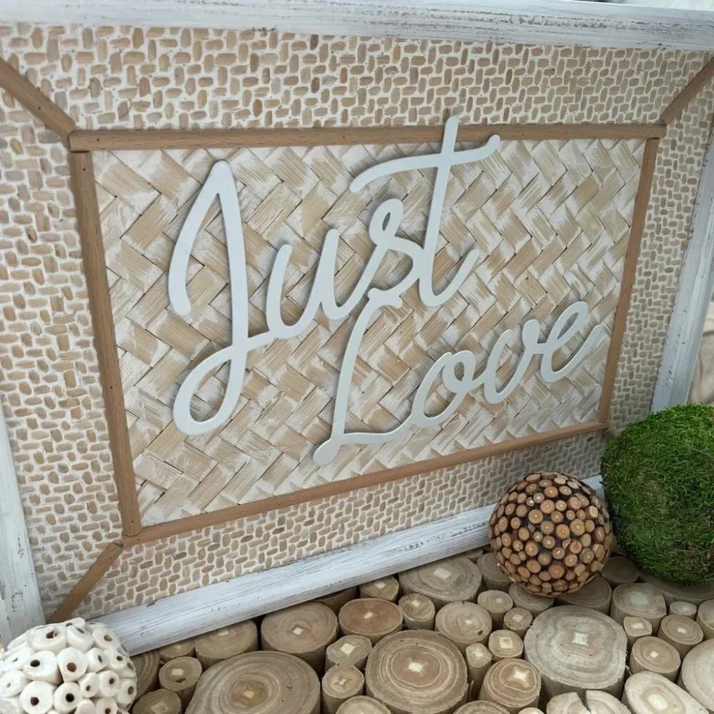 Just Love framed art